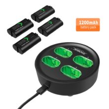 پایه شارژ و ۴ باتری دسته ایکس باکس Dobe مدل TYX-0645S مناسب Xbox One و Series X/S