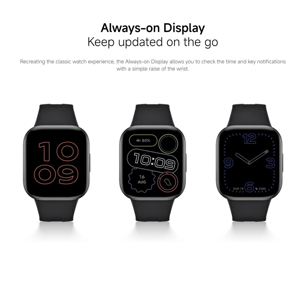 عکس ساعت هوشمند Redmi Watch 6 Active شیائومی | 1.85 اینچ ساعت هوشمند شیائومی مدل Redmi Watch 6 Active | ویزگیها