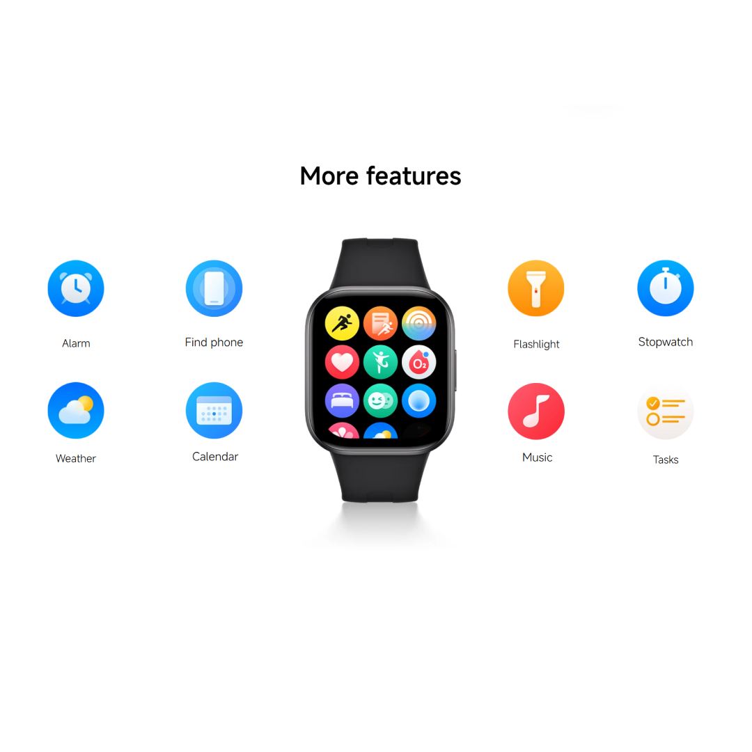 عکس ساعت هوشمند Redmi Watch 6 Active شیائومی | 1.85 اینچ ساعت هوشمند شیائومی مدل Redmi Watch 6 Active | قابلیتها