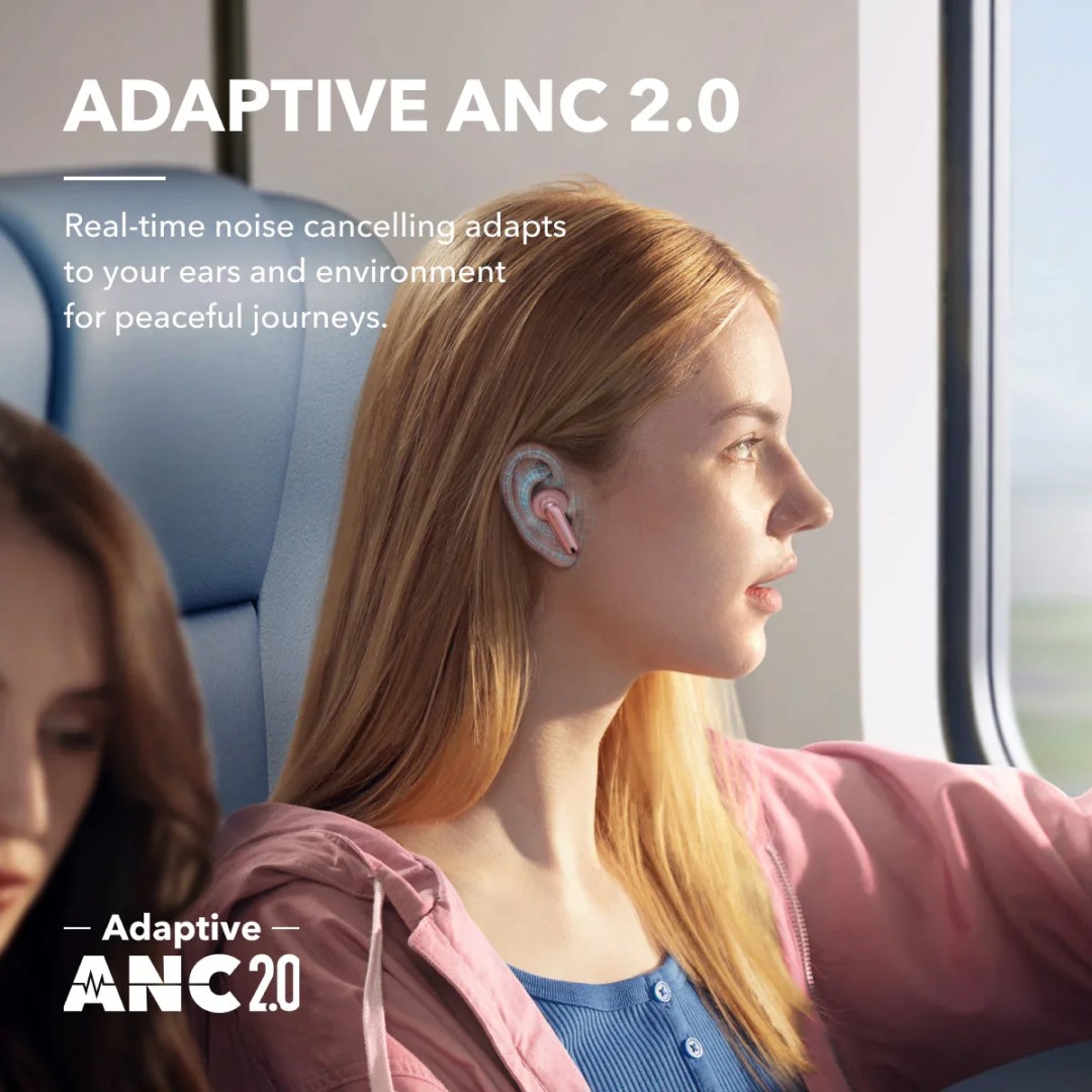 حذف نویز ANC در هندزفری بی سیم انکر مدل Anker Soundcore Liberty 4 NC