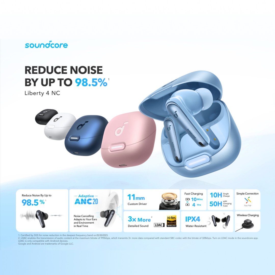 هندزفری بی سیم انکر مدل Anker Soundcore Liberty 4 NC