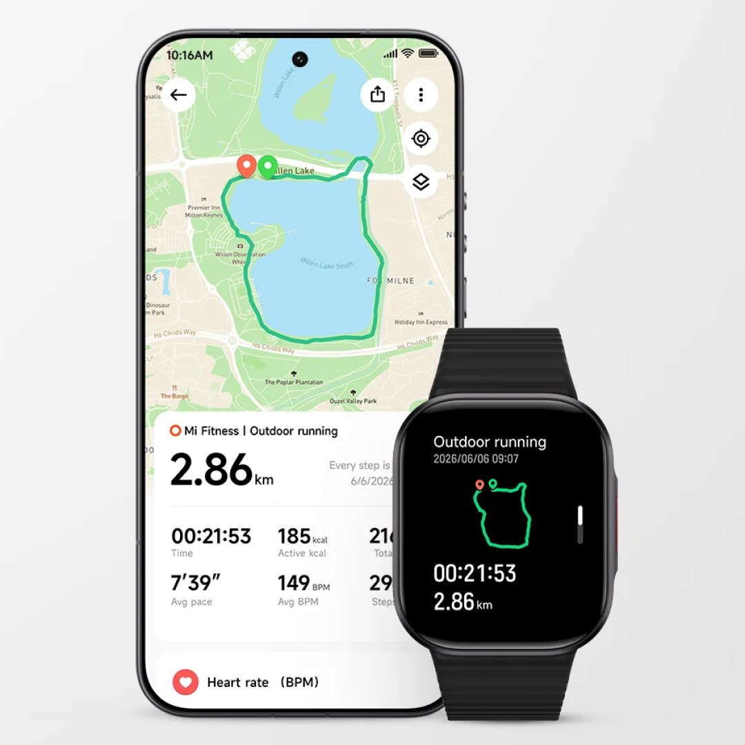 عکس ساعت هوشمند Redmi Watch 6 Lite شیائومی | 1.96 اینچ ساعت هوشمند مدل Redmi Watch 6 Lite شیائومی | 1.96 اینچ | جی پی اس
