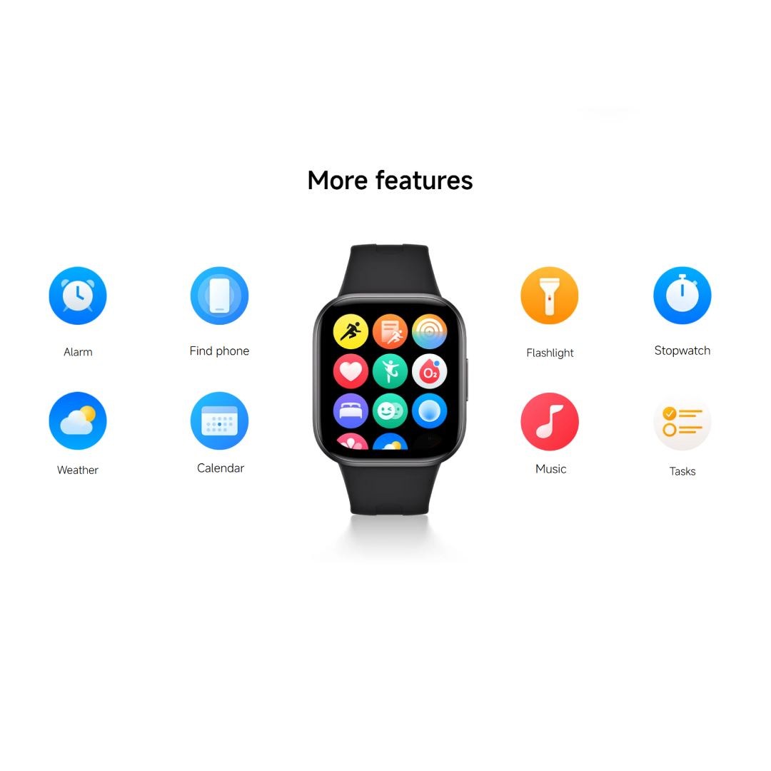 عکس ساعت هوشمند Redmi Watch 6 Lite شیائومی | 1.96 اینچ ساعت هوشمند مدل Redmi Watch 6 Lite شیائومی | 1.96 اینچ | قابلیتها