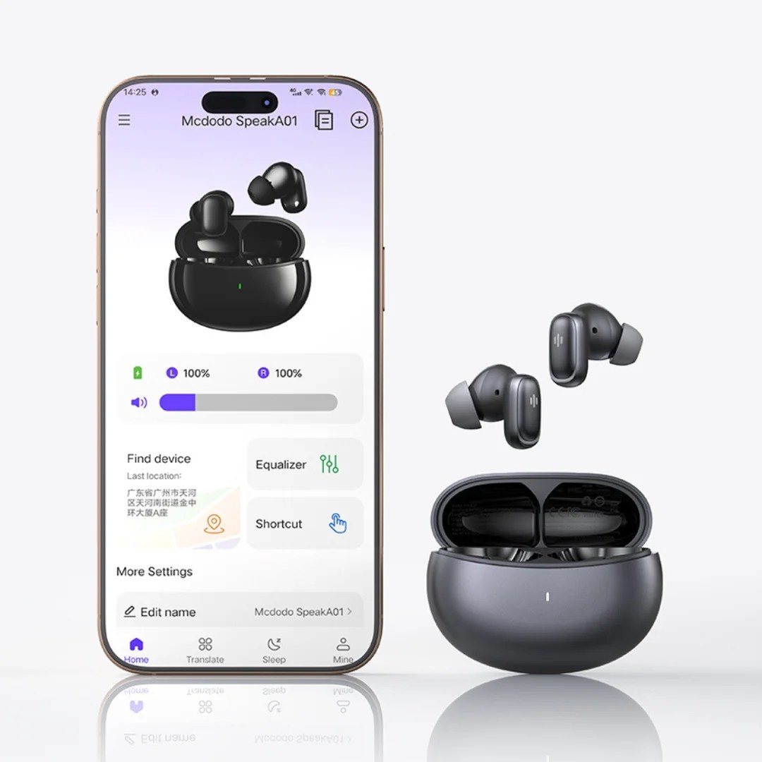 اپلیکیشن هندزفری بی‌سیم مک دودو مدل Speak A01 HP-8221