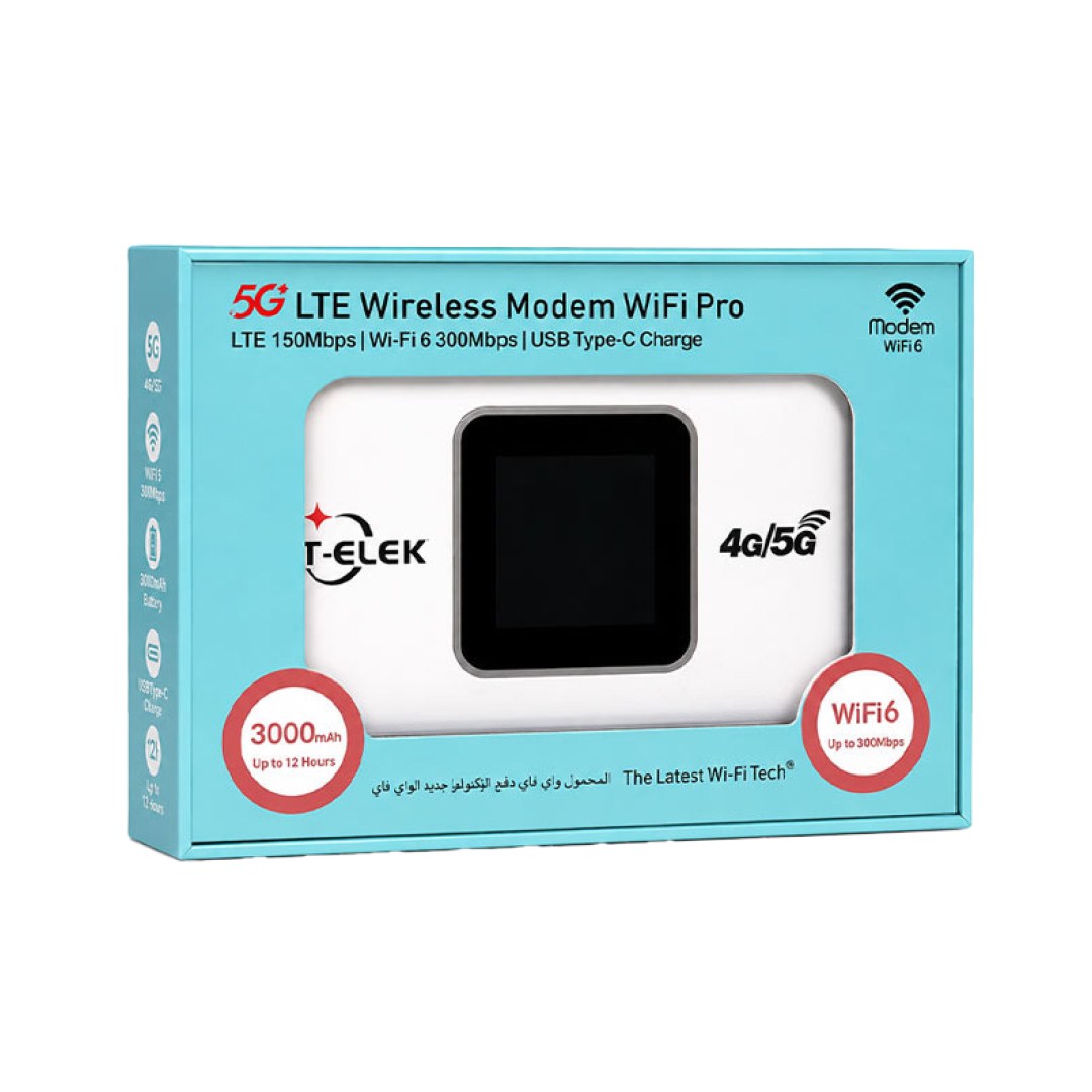 عکس مودم جیبی 4G/5G تی الک مدل TM3-E مودم جیبی 4G/5G تی الک مدل TM3-E | جعبه مودم
