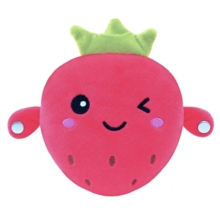 عروسک پولیشی Fruit Sensing Rhythm Toy | پیانویی و تعاملی با ارتفاع 20cm | طرح توت فرنگی صورتی