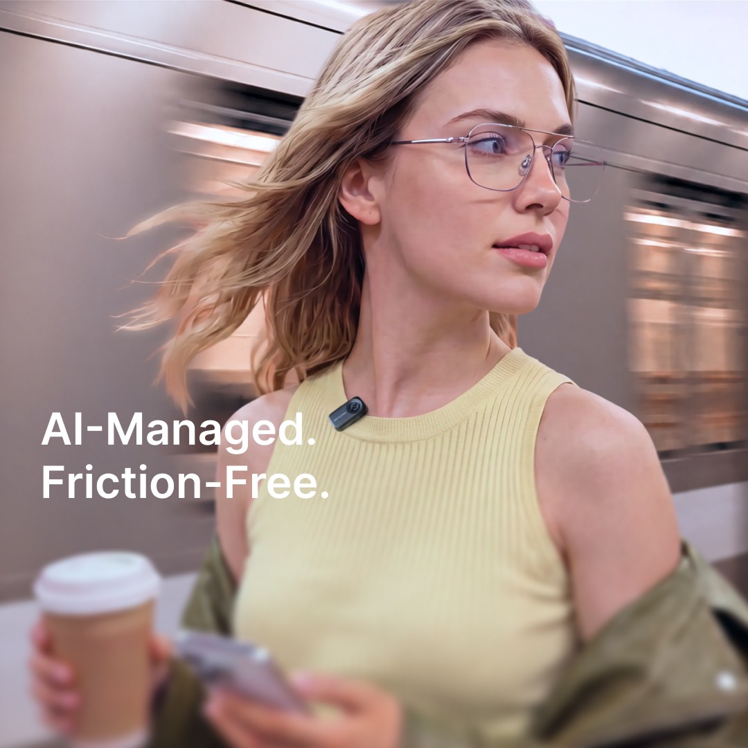 عکس میکروفون بی سیم تایپ سی هالی لند مدل LARK A2 Mini Duo هوش مصنوعی در میکروفون بی سیم تایپ سی هالی لند مدل LARK A2 Mini Duo