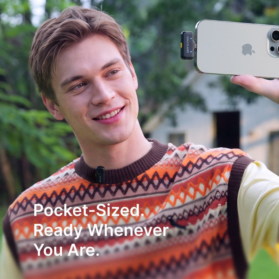 میکروفون بی سیم تایپ سی هالی لند مدل LARK A2 Mini Duo