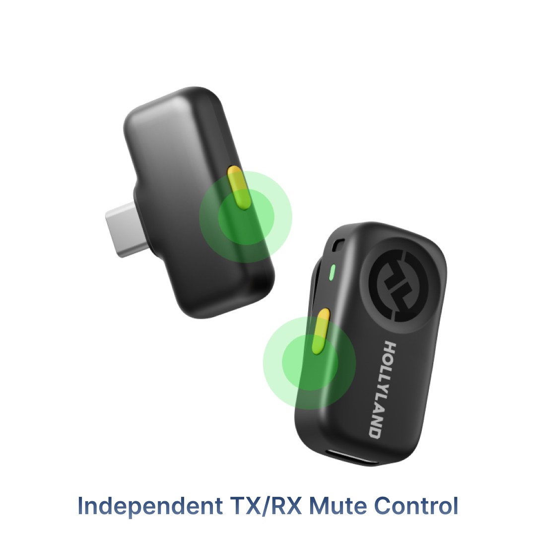 میکروفون بی سیم تایپ سی هالی لند مدل LARK A2 Mini Duo