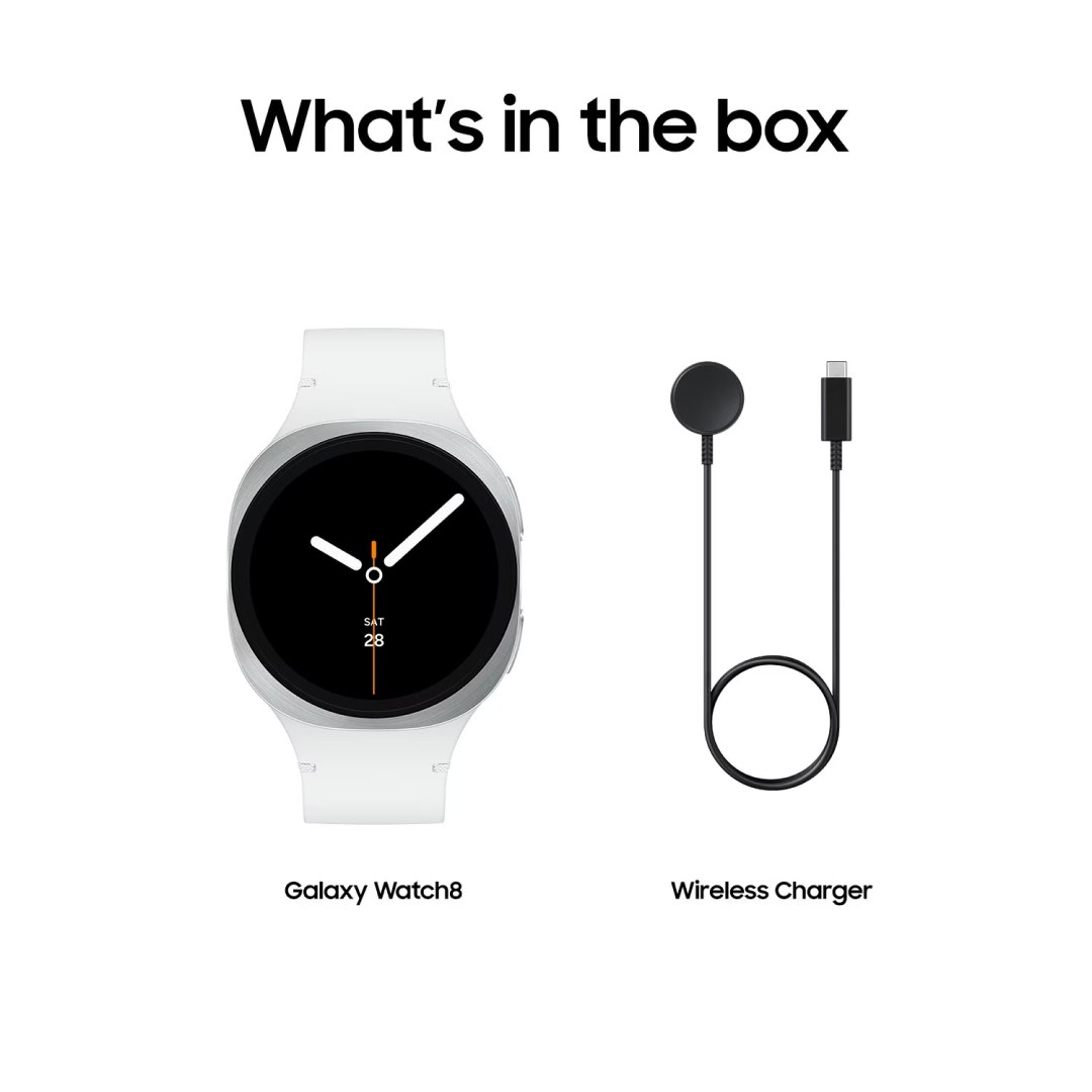 عکس ساعت هوشمند Galaxy Watch8 سامسونگ مدل 44 میلیمتر | 1.47 اینچ ساعت هوشمند Galaxy Watch8 سامسونگ مدل 44 میلیمتر | 1.47 اینچ | سفید