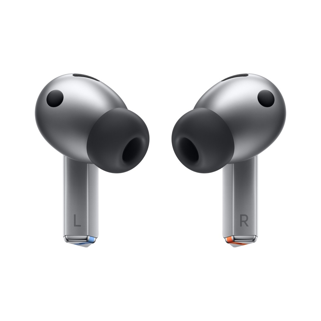 عکس هندزفری بلوتوثی سامسونگ Galaxy Buds3 Pro ایرپاد بلوتوثی سامسونگ مدل Galaxy Buds3 Pro | رنگ نقرهای