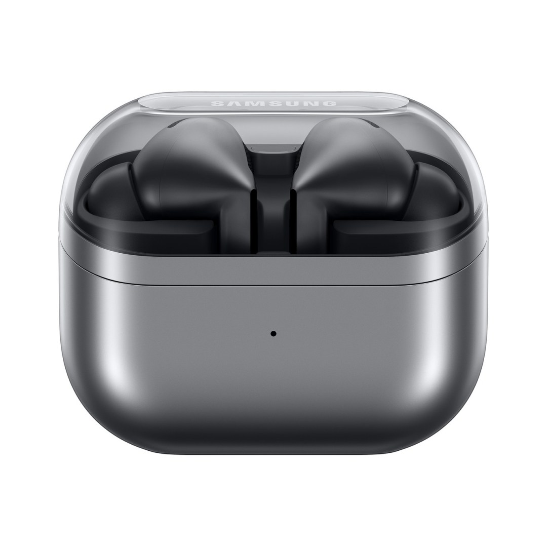 عکس هندزفری بلوتوثی سامسونگ Galaxy Buds3 Pro ایرپاد بلوتوثی سامسونگ مدل Galaxy Buds3 Pro | رنگ نقرهای