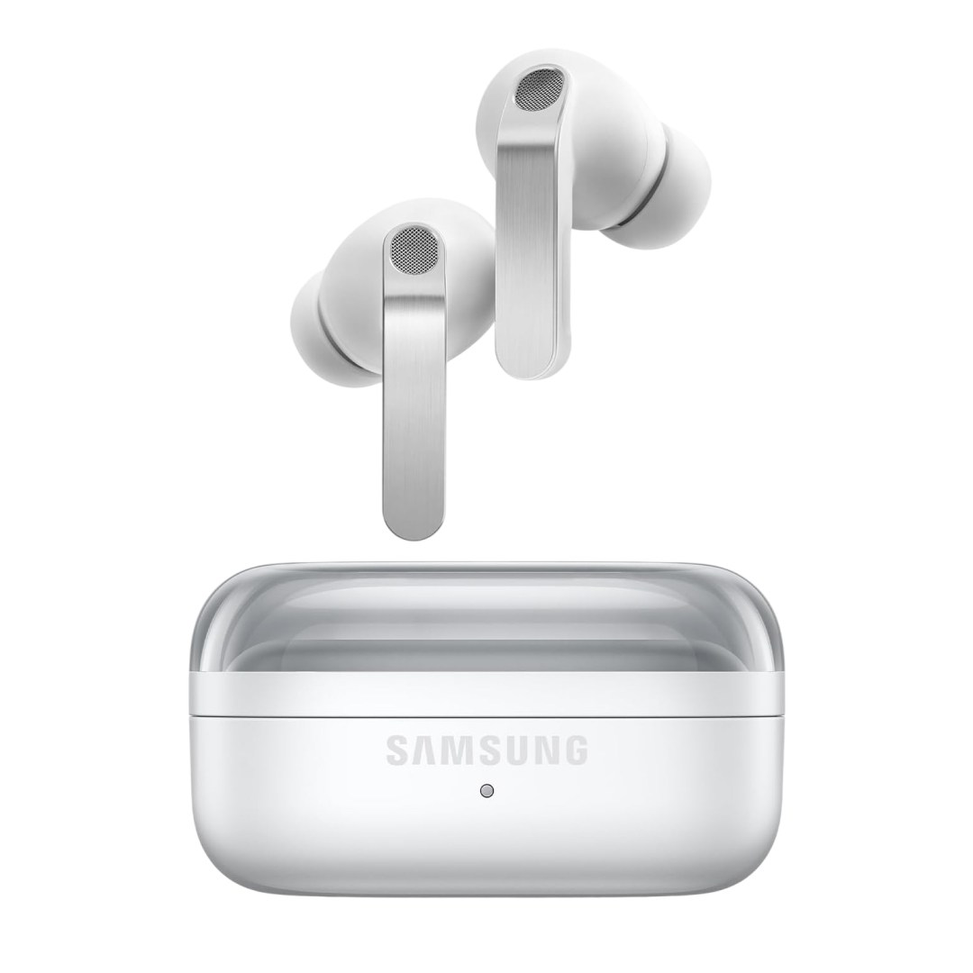 هدفون بلوتوثی سامسونگ مدل Galaxy Buds4 Pro | گوشیها و کیس سفید