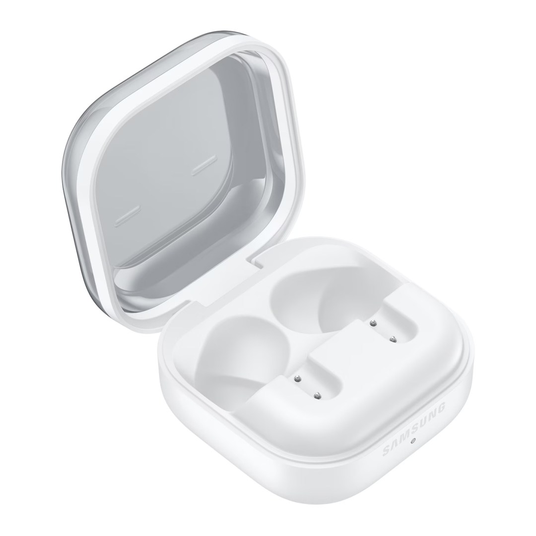 عکس هندزفری بلوتوثی سامسونگ Galaxy Buds4 Pro هدفون بلوتوثی سامسونگ مدل Galaxy Buds4 Pro | کیس رنگ سفید