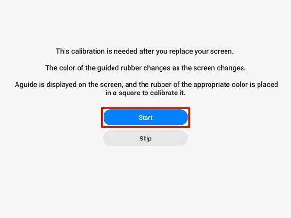 عکس کیفیت و انواع ال سی دی گوشی اندروید؛ تفاوت SVC، اورجینال، چین، OLED، IC و استوک نمونه رابط کالیبراسیون حسگر اثر انگشت پس از تعمیر