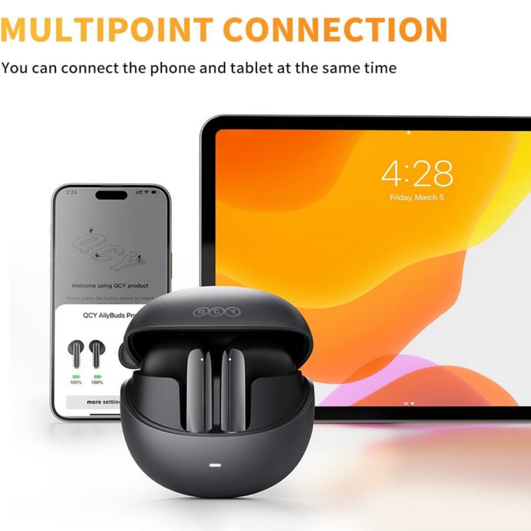 هدفون بلوتوثی کیو سی وای مدل HT10 AilyBuds Pro | ویژگی‌های اپلیکیشن