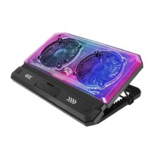 پایه خنک کننده لپ تاپ پرودو PDX121 | دو فن و نورپردازی