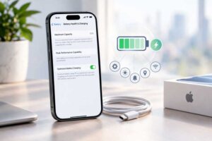 راهنمای باتری آیفون؛ سلامت باتری و زمان تعویض، تنظیمات IOS برای افزایش شارژدهی