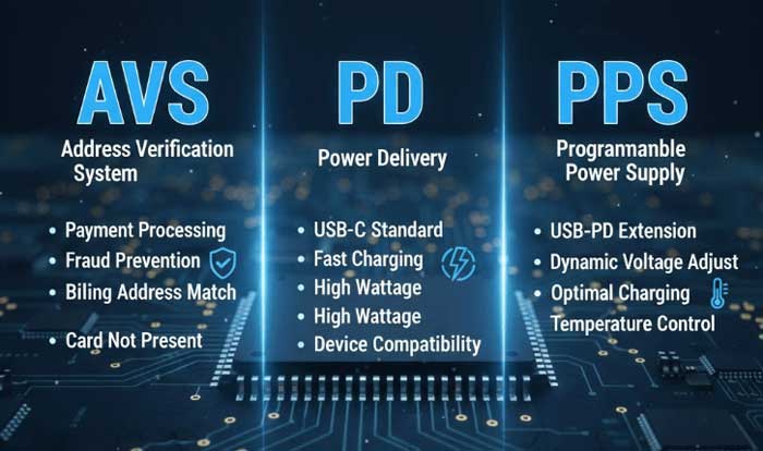 عکس دانشنامه فناوریهای شارژ گوشی؛ استانداردها، پروتکلها و فستشارژ تفاوت AVS و PPS و PD در پروتکلهای شارژ سریع
