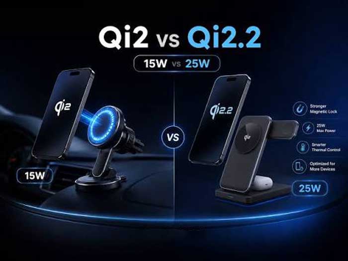 عکس دانشنامه فناوریهای شارژ گوشی؛ استانداردها، پروتکلها و فستشارژ تفاوت Qi، Qi2 و Qi2 25W